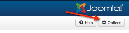 click options button