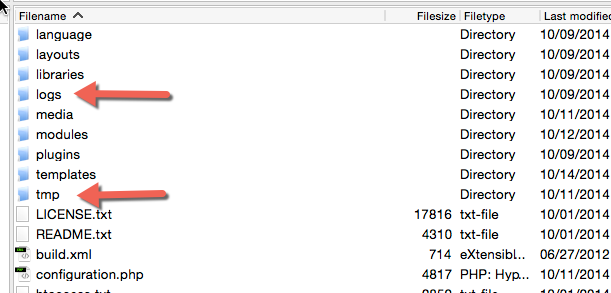 tmp log
