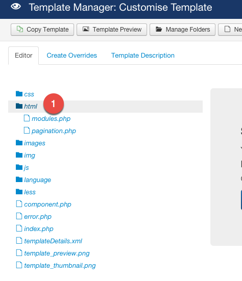 Create Template Overrides 3