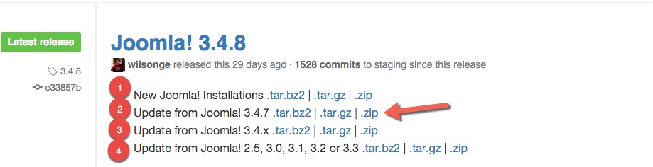 joomla update 4