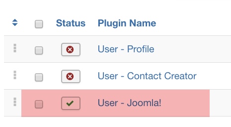  User Joomla